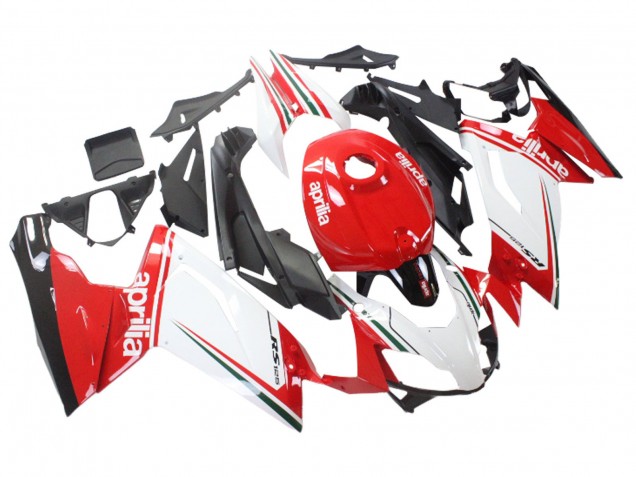 Descuento Carenados Moto Aprilia RS125 2006-2011 - Blanco Rojo Negro