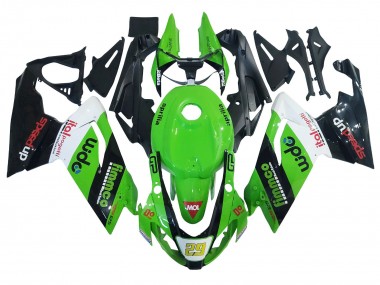 Descuento Carenado Moto Aprilia RS125 2006-2011 - Verde Blanco Negro