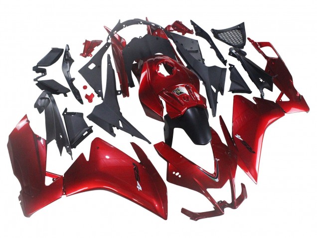 Descuento Carenado Moto Aprilia RS4 50 125 2012-2018 - Rojo Negro Mate
