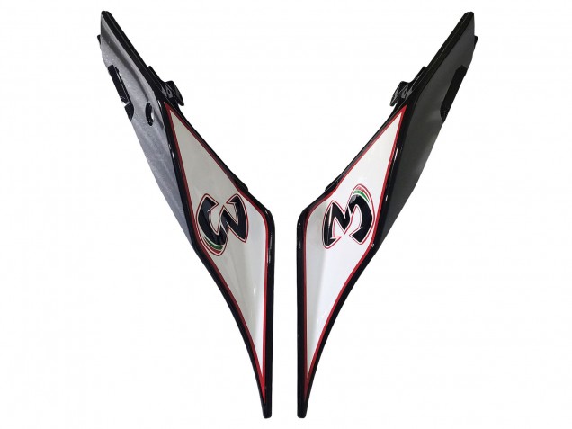 Descuento Carenados Moto Aprilia RS4 50 125 2012-2018 - Blanco Rojo Amarillo Negro Brillante