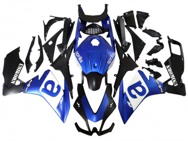 Descuento Carenados Moto Aprilia RS4 50 125 2012-2018 - Azul Blanco Negro Mate