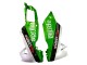 Descuento Carenados Moto Aprilia RS4 50 125 2012-2018 - Blanco Verde Negro Brillante
