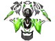 Descuento Carenados Moto Aprilia RS4 50 125 2012-2018 - Blanco Verde Negro Brillante