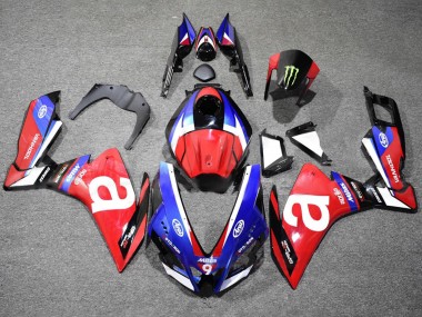 Descuento Carenados Moto Aprilia RS4 50 125 2012-2018 - Blanco Azul Rojo