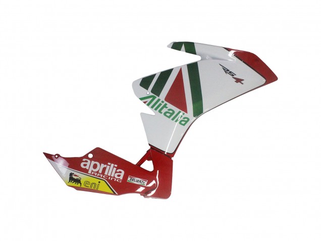Descuento Kits Carenado Moto Aprilia RS4 50 125 2012-2018 - Blanco Rojo Verde Amarillo Alitalia