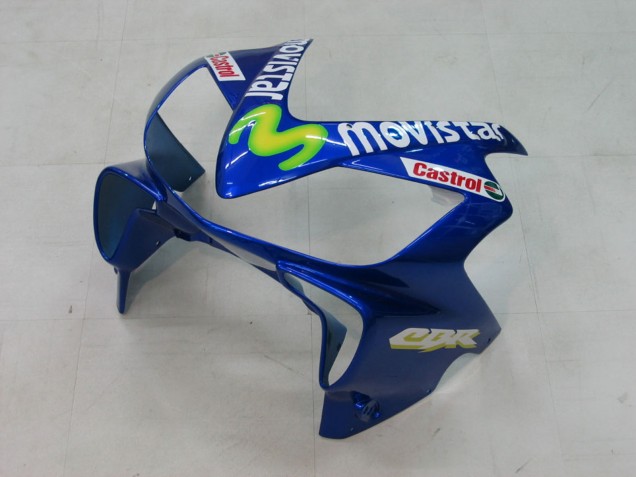Descuento Carenados Moto Honda CBR600 F4i 2004-2007 - Azul Amarillo Verde MoviStar