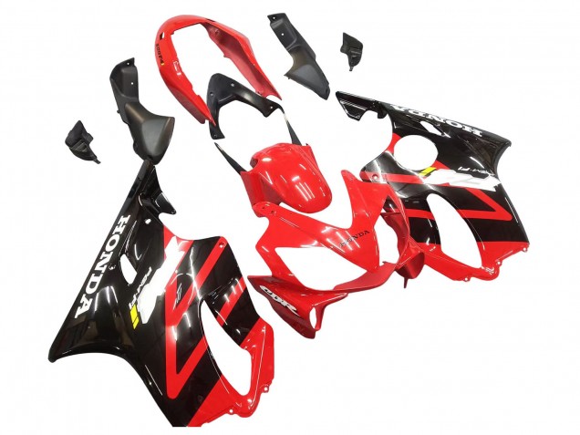 Descuento Carenado Moto Honda CBR600 F4i 2004-2007 - Rojo Negro Brillante