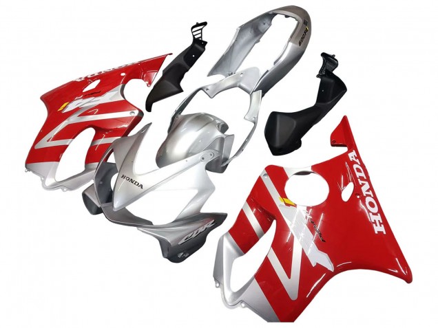 Descuento Carenados Moto Honda CBR600 F4i 2004-2007 - Plata Rojo