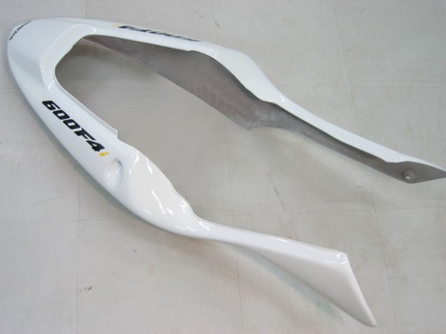 Descuento Carenado Moto Honda CBR600 F4i 2004-2007 - Blanco Negro Brillante