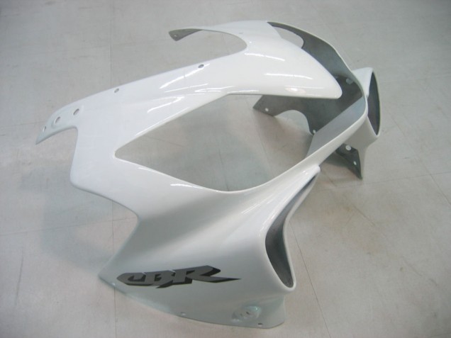 Descuento Carenado Moto Honda CBR600 F4i 2004-2007 - Blanco Negro Brillante