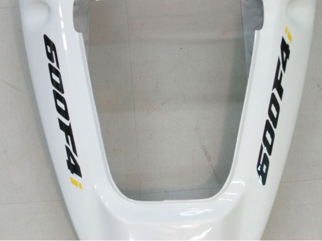 Descuento Carenado Moto Honda CBR600 F4i 2004-2007 - Blanco Negro Brillante