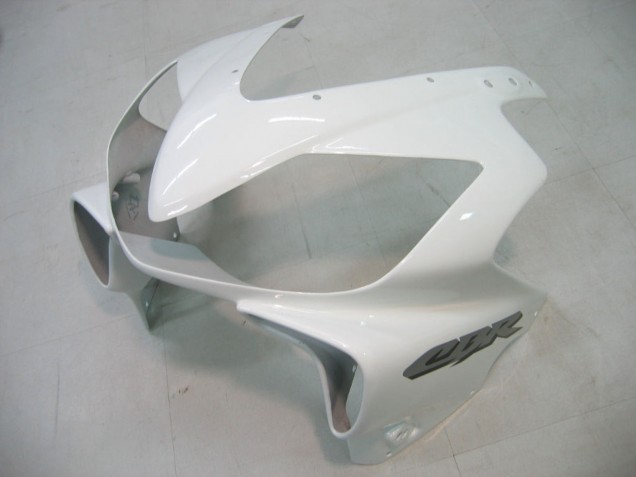 Descuento Carenado Moto Honda CBR600 F4i 2004-2007 - Blanco Negro Brillante
