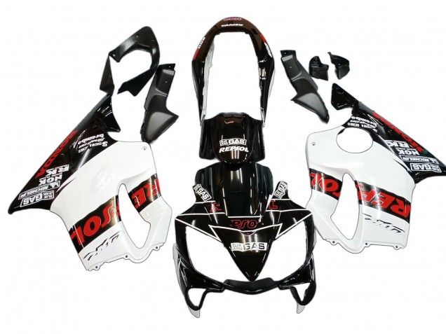 Descuento Carenados Moto Honda CBR600 F4i 2004-2007 - Blanco Negro Brillante Rojo Repsol
