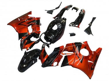 Descuento Carenados Moto Honda CBR600 F2 1991-1994 - Naranja Negro Brillante