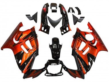 Descuento Carenados Moto Honda CBR600 F3 1995-1996 - Naranja Negro Brillante