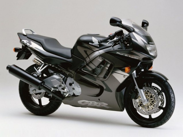 Descuento Carenados Moto Honda CBR600 F3 1997-1998 - Gris Negro Mate