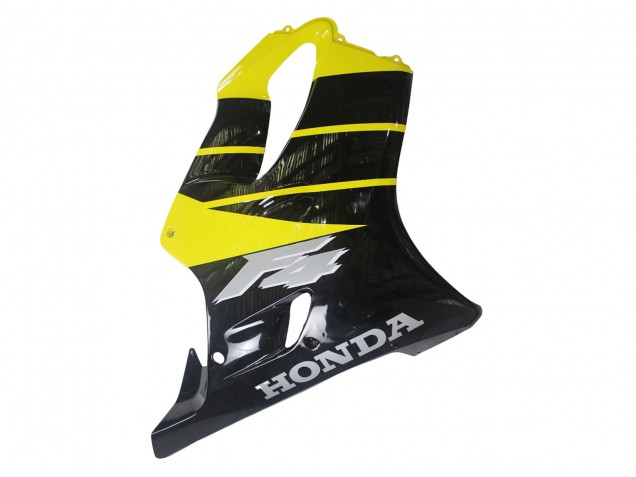 Descuento Carenados Moto Honda CBR600 F4 1999-2000 - Amarillo Negro Brillante