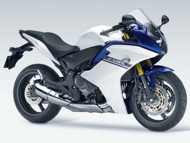 Descuento Carenados Moto Honda CBR600F 2011-2013 - Blanco Azul