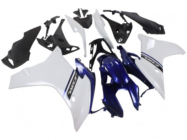 Descuento Carenados Moto Honda CBR600F 2011-2013 - Blanco Azul