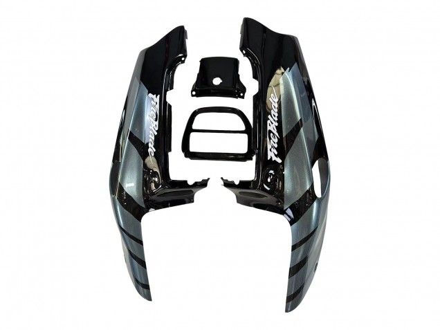 Descuento Carenados Moto Honda CBR900RR 893 1992-1993 - Plata Negro Brillante