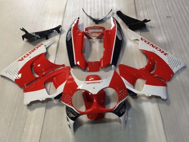 Descuento Carenados Moto Honda CBR900RR 893 1992-1993 - Blanco Rojo Negro Brillante