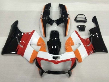 Descuento Carenados Moto Honda CBR900RR 893 1994-1995 - Naranja Blanco Rojo Negro Brillante