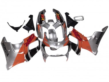 Descuento Carenados Moto Honda CBR900RR 893 1994-1995 - Plata Naranja Negro Brillante