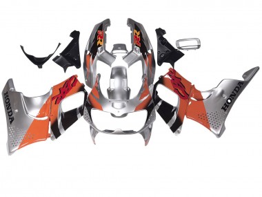 Descuento Carenados Moto Honda CBR900RR 893 1994-1995 - Plata Naranja Negro Brillante