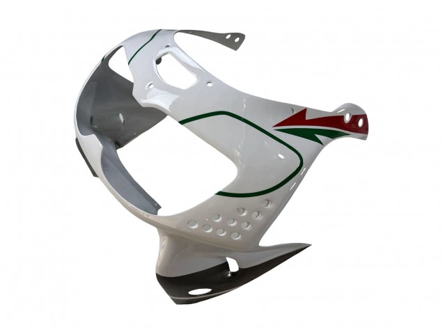 Descuento Carenados Moto Honda CBR900RR 893 1996-1997 - Blanco Verde Gris Negro Brillante Castrol