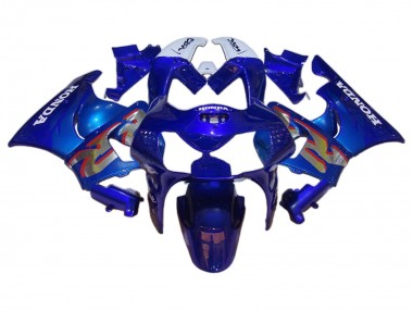 Descuento Carenados Moto Honda CBR900RR 919 1998-1999 - Blanco Azul Plata