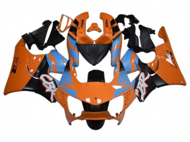Descuento Carenados Moto Honda CBR900RR 919 1998-1999 - Naranja Azul Negro Mate