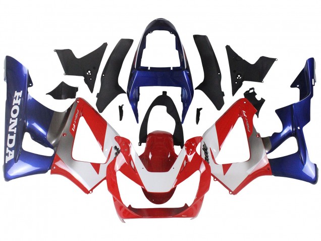 Descuento Carenados Moto Honda CBR900RR 929 2000-2001 - Plata Rojo Azul