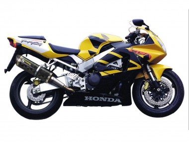 Descuento Carenados Moto Honda CBR900RR 929 2000-2001 - Amarillo Azul Oscuro