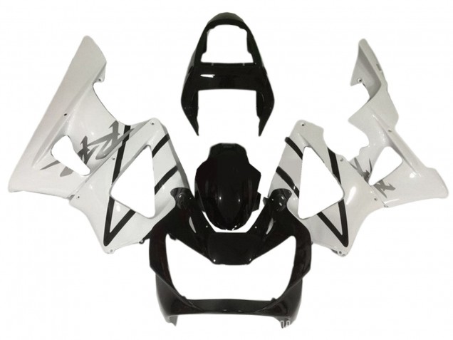 Descuento Carenados Moto Honda CBR900RR 929 2000-2001 - Blanco Negro Brillante