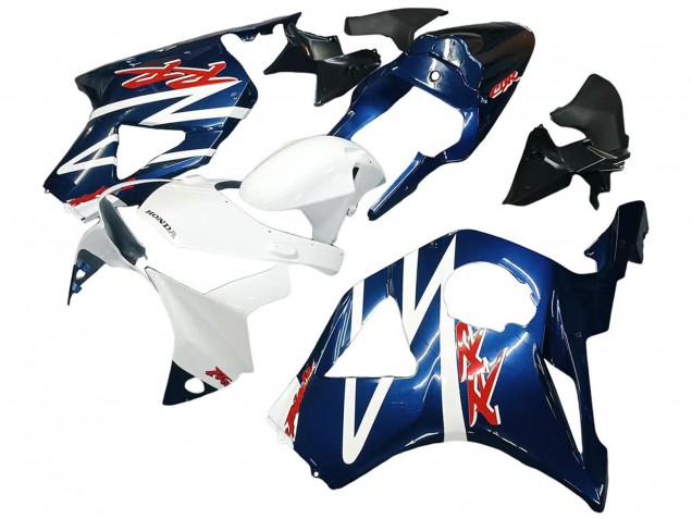 Descuento Carenados Moto Honda CBR900RR 954 2002-2003 - Blanco Azul Oscuro