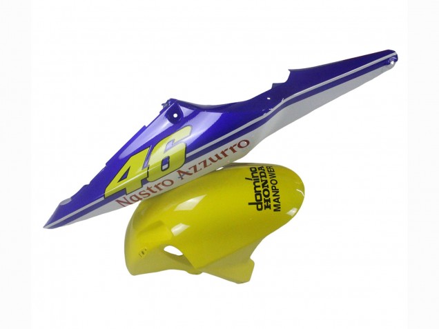 Descuento Carenados Moto Honda CBR900RR 954 2002-2003 - Azul Amarillo Negro Brillante Rojo Nastro Azzurro 46
