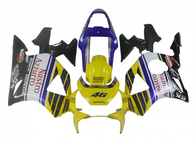 Descuento Carenados Moto Honda CBR900RR 954 2002-2003 - Azul Amarillo Negro Brillante Rojo Nastro Azzurro 46
