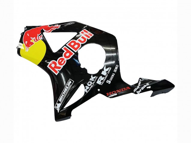 Descuento Carenados Moto Honda CBR900RR 954 2002-2003 - Negro Brillante Amarillo Rojo Bull Michelin