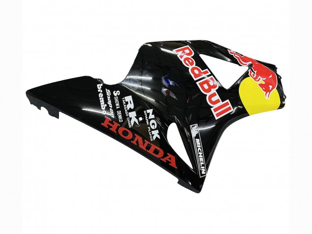Descuento Carenados Moto Honda CBR900RR 954 2002-2003 - Negro Brillante Amarillo Rojo Bull Michelin