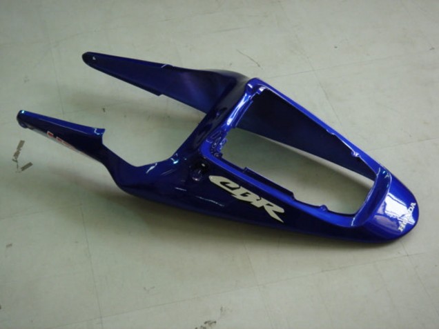 Descuento Carenados Moto Honda CBR900RR 954 2002-2003 - Azul Amarillo Negro Brillante Telefonica MoviStar Castrol