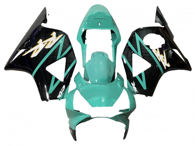 Descuento Carenados Moto Honda CBR900RR 954 2002-2003 - Verde Claro Negro Brillante