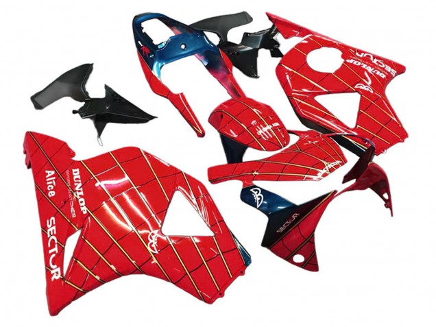 Descuento Carenados Moto Honda CBR900RR 954 2002-2003 - Rojo Azul Oscuro Dunlop