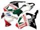 Descuento Carenados Moto Honda CBR900RR 954 2002-2003 - Blanco Rojo Verde Negro Brillante Castrol