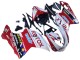 Descuento Carenados Moto Ducati 848/1098/1198 2007-2014 - Blanco Rojo Negro Brillante Valsir Xerox