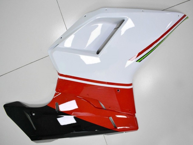 Descuento Carenados Moto Ducati 848/1098/1198 2007-2014 - Blanco Rojo Verde Negro Brillante