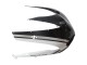Descuento Carenados Moto Ducati 848/1098/1198 2007-2014 - Blanco Negro Brillante Corse