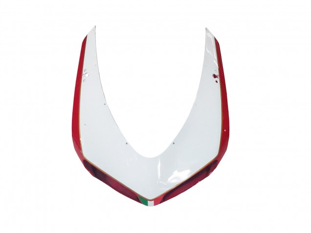 Descuento Carenados Moto Ducati 1098 2007-2014 - Blanco Rojo Negro Brillante