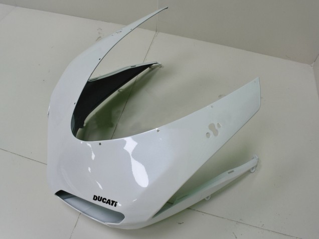 Descuento Carenados Moto Ducati 848 2007-2014 - Blanco Negro Mate