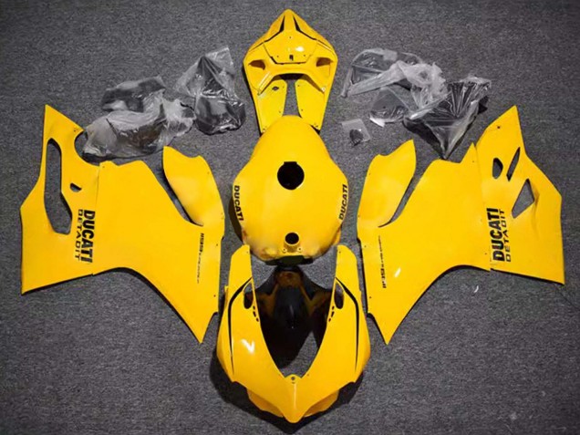 Descuento Carenados Moto Ducati Panigale 899/1199 2011-2014 - Amarillo Brillante