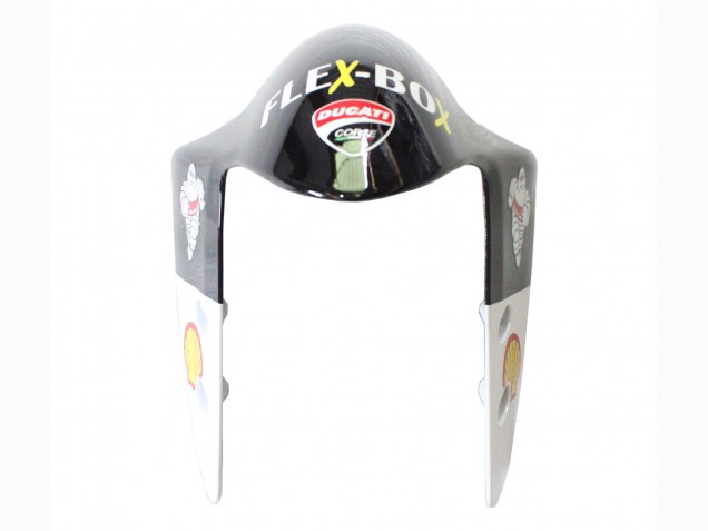 Descuento Carenados Moto Ducati Panigale 899/1199 2011-2014 - Blanco Rojo Verde Azul Negro Brillante Flex-Box